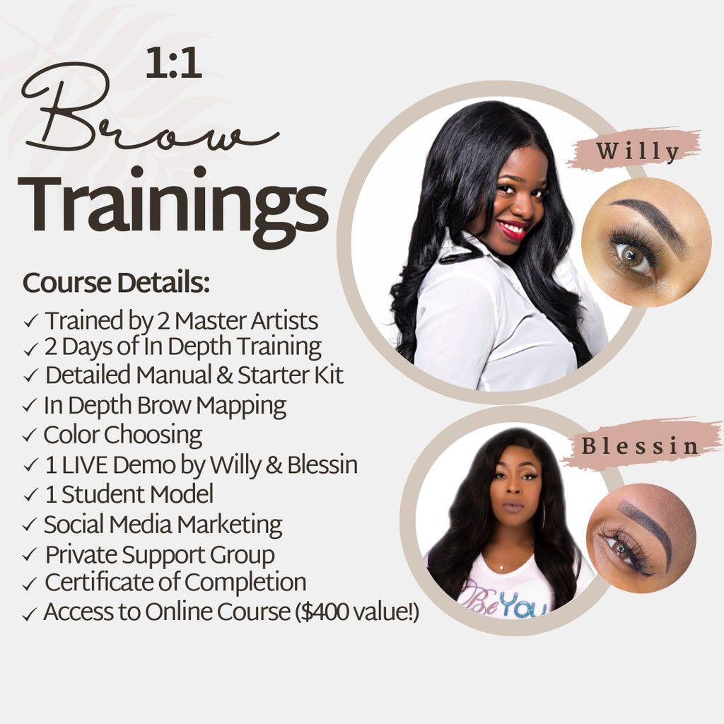 1:1 Brow Trainings